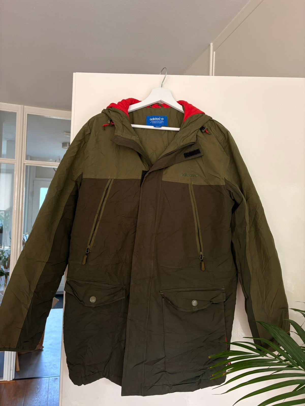 Adidas echte vintage jas, Ophalen of Verzenden, Gedragen, Maat 48/50 (M), Groen