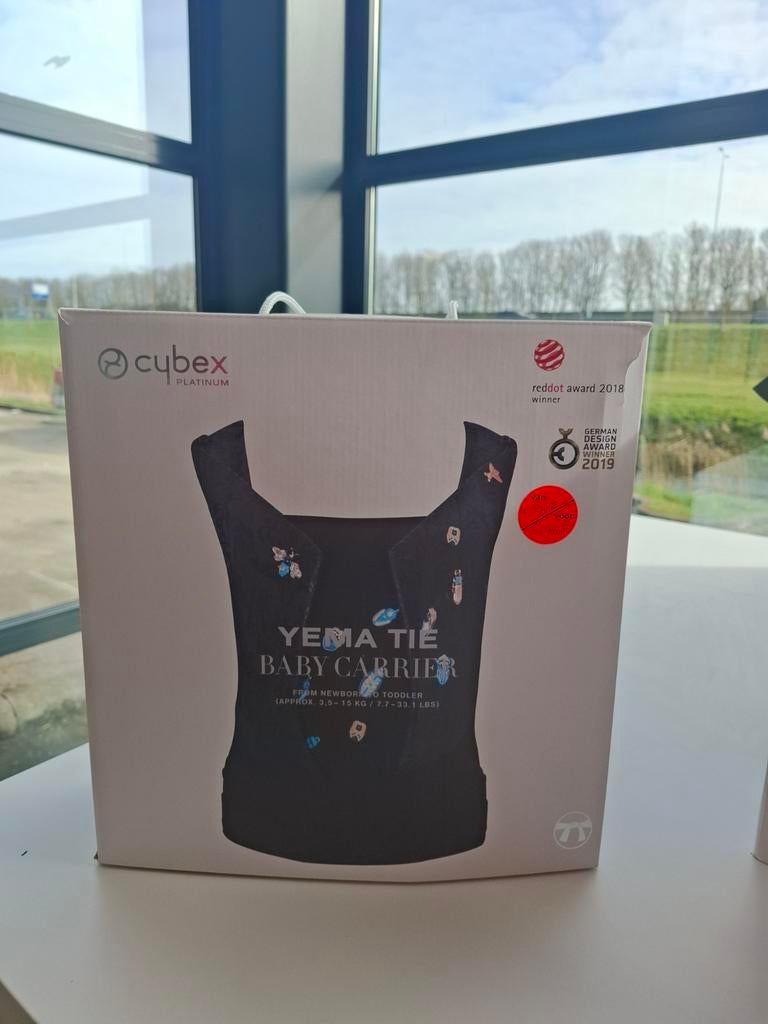 Cybex Yema Tie Draagzak - Jewels of Nature, Overige merken, Nieuw, Ophalen of Verzenden, Buik, Rug of Zij