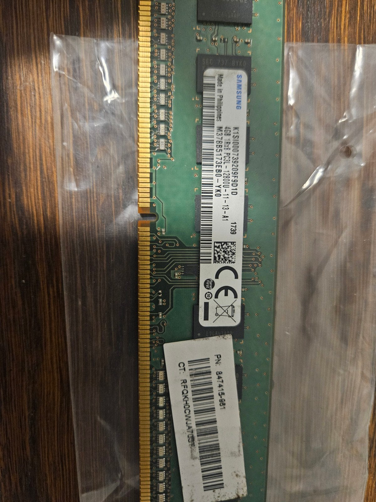 Samsung 4GB DDR3L RAM Geheugenmodule, Computers en Software, RAM geheugen, Gebruikt, DDR3, Ophalen of Verzenden, Desktop