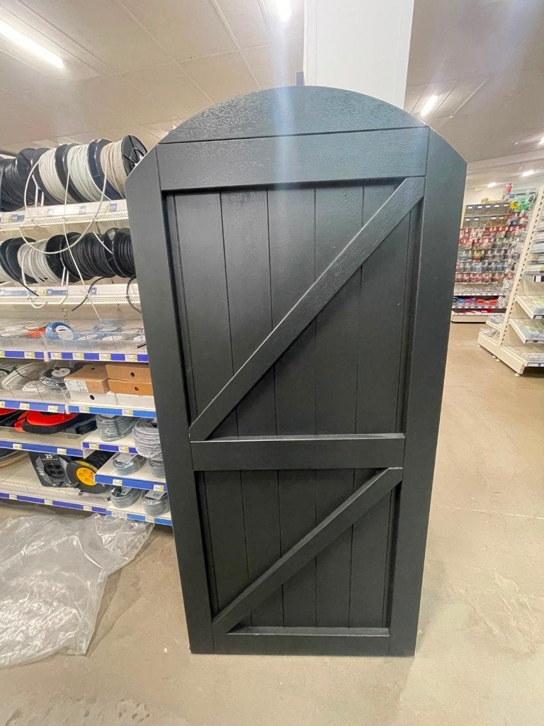 Hardhouten tuindeur / poortdeur - nieuw - 83 x 176 cm, Tuin en Terras, Tuinpoorten, Ophalen, Minder dan 100 cm, Nieuw, Draaipoort