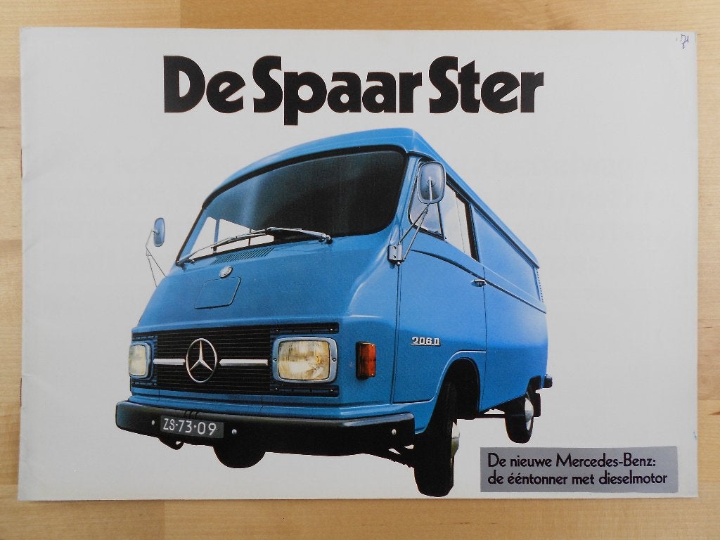 Mercedes 206D 306D Brochure 1971 – 206 306 D ( Hanomag ), Zo goed als nieuw, Mercedes-Benz, Mercedes, Ophalen of Verzenden