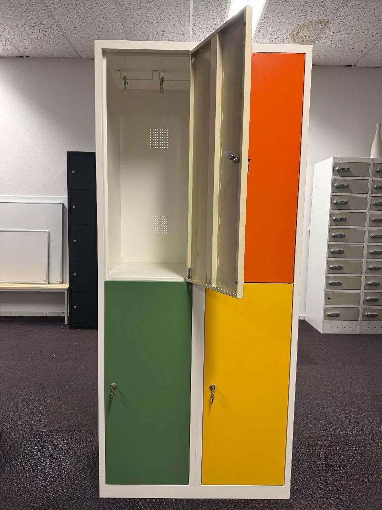 4 vaks multicolor garderobekast, Ophalen, Nieuw
