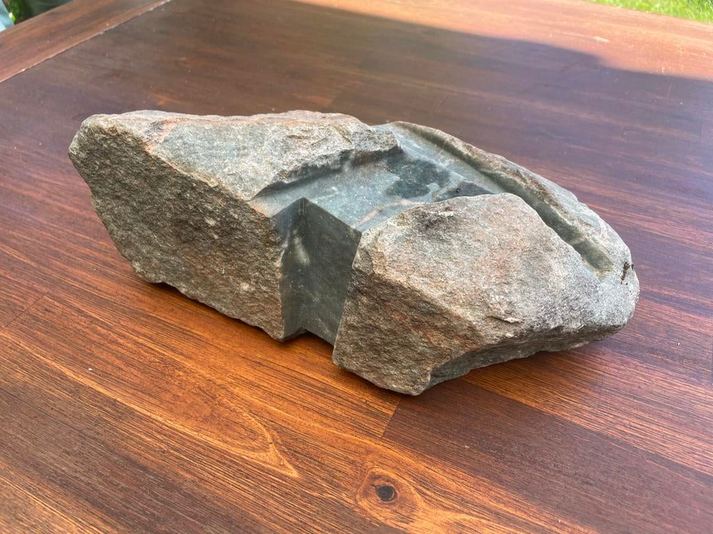 Brok speksteen ca. 5kg - ideaal voor beeldhouwen, Ophalen, Gebruikt, Overige thema's, Grijs