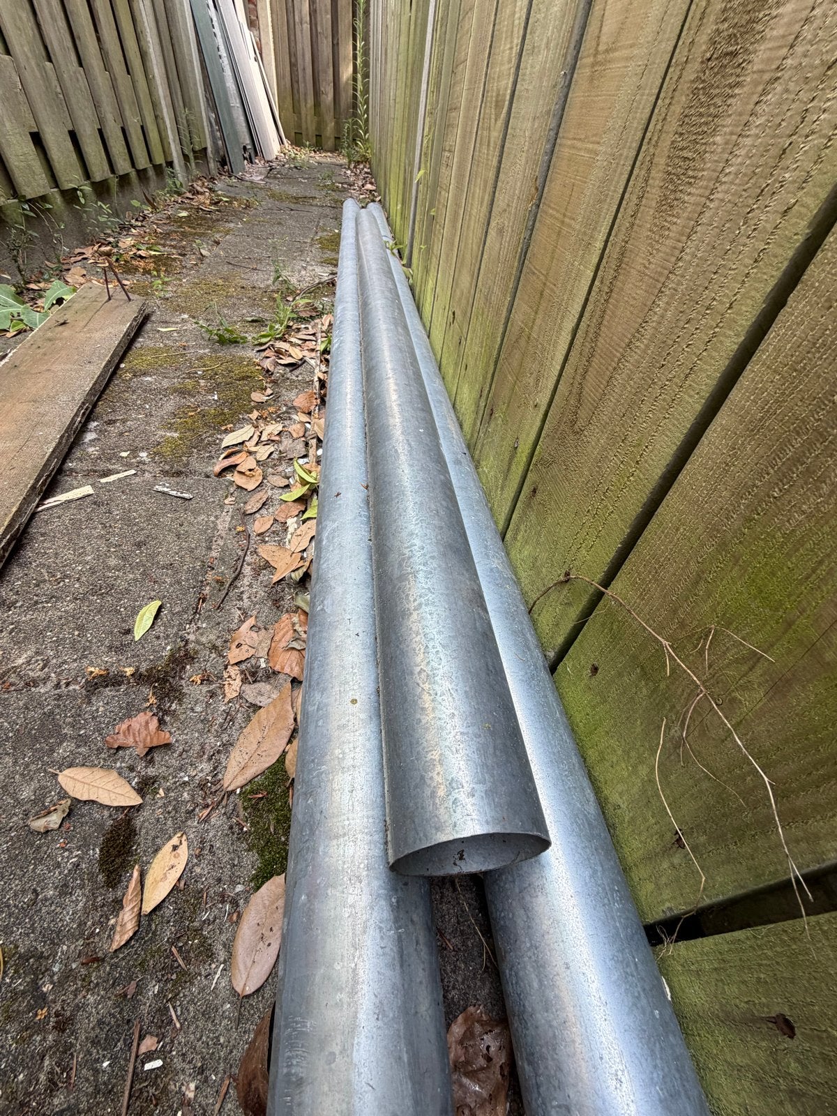 Metalen buizen - gegalvaniseerd 8 meter, Doe-het-zelf en Verbouw, Metalen, Ophalen, Zo goed als nieuw, IJzer