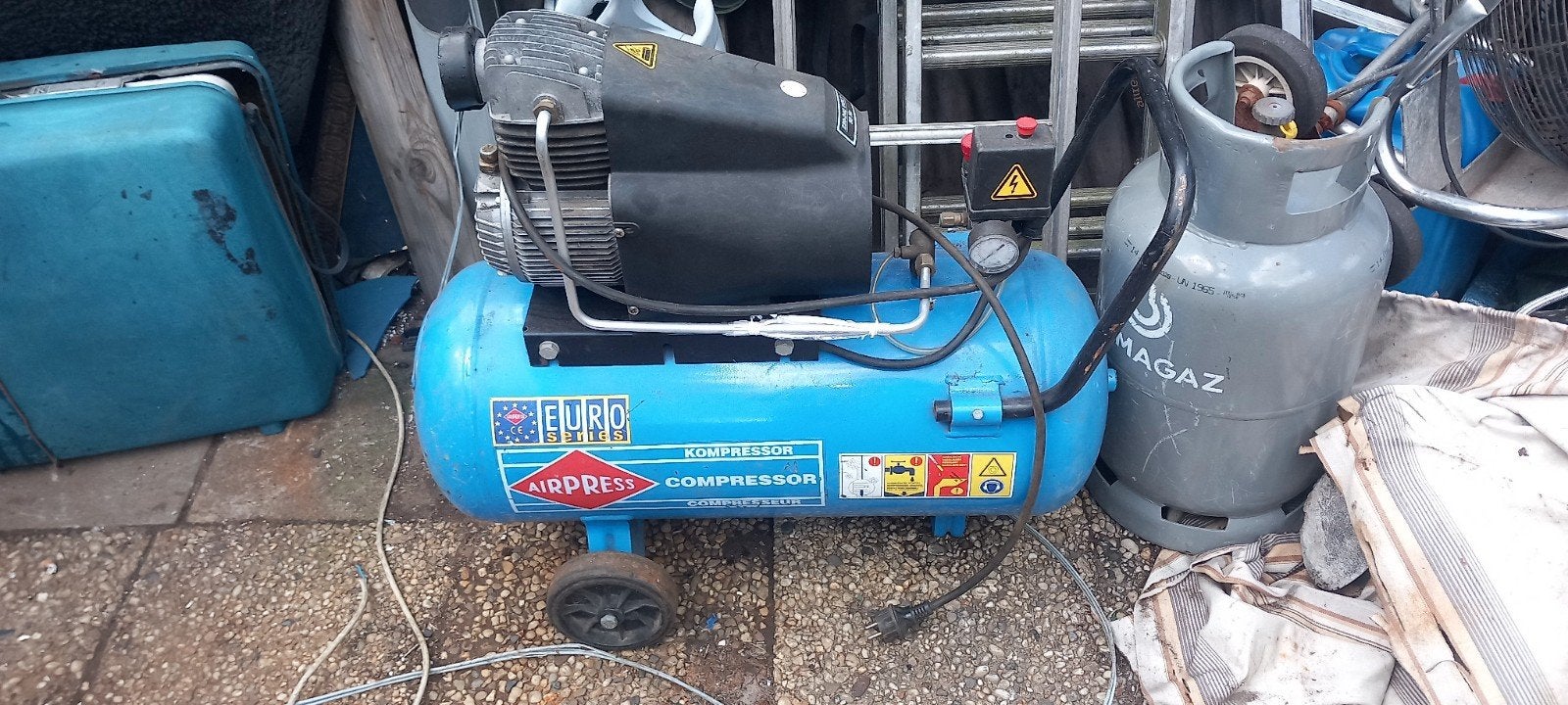 Airpress Euro Series Compressor - Gebruikt, Doe-het-zelf en Verbouw, Ophalen of Verzenden