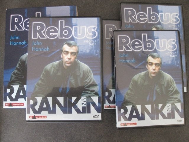 REBUS - SEIZOEN 1 in een 4-DVDBOX met JOHN HANNAH, Vanaf 12 jaar, Ophalen, Zo goed als nieuw, Detective en Krimi