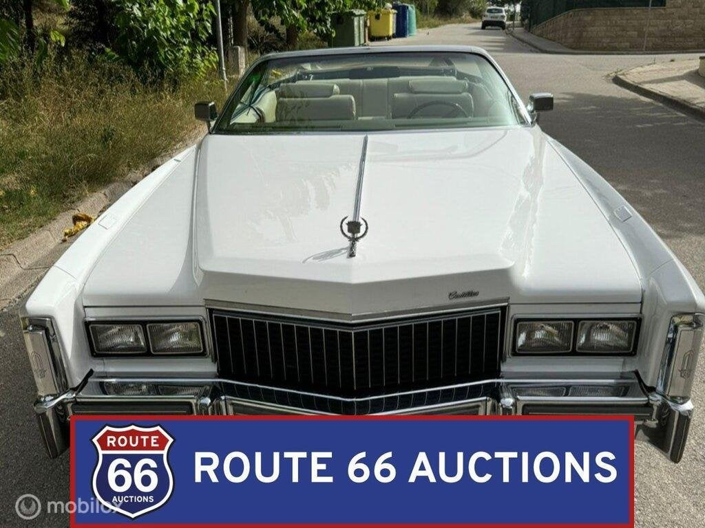 Cadillac Eldorado | 1976 | Route 66 Auctions, Auto's, Cadillac, Overige carrosserieën, Zwart, Bedrijf