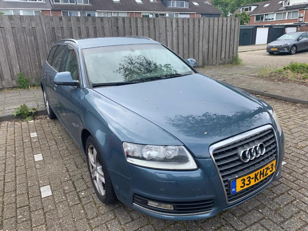 Audi A6 2.0 Tfsi Avant 125KW AUT 2010 Blauw, Auto's, Audi, Beige, 1984 cc, Blauw, Regensensor