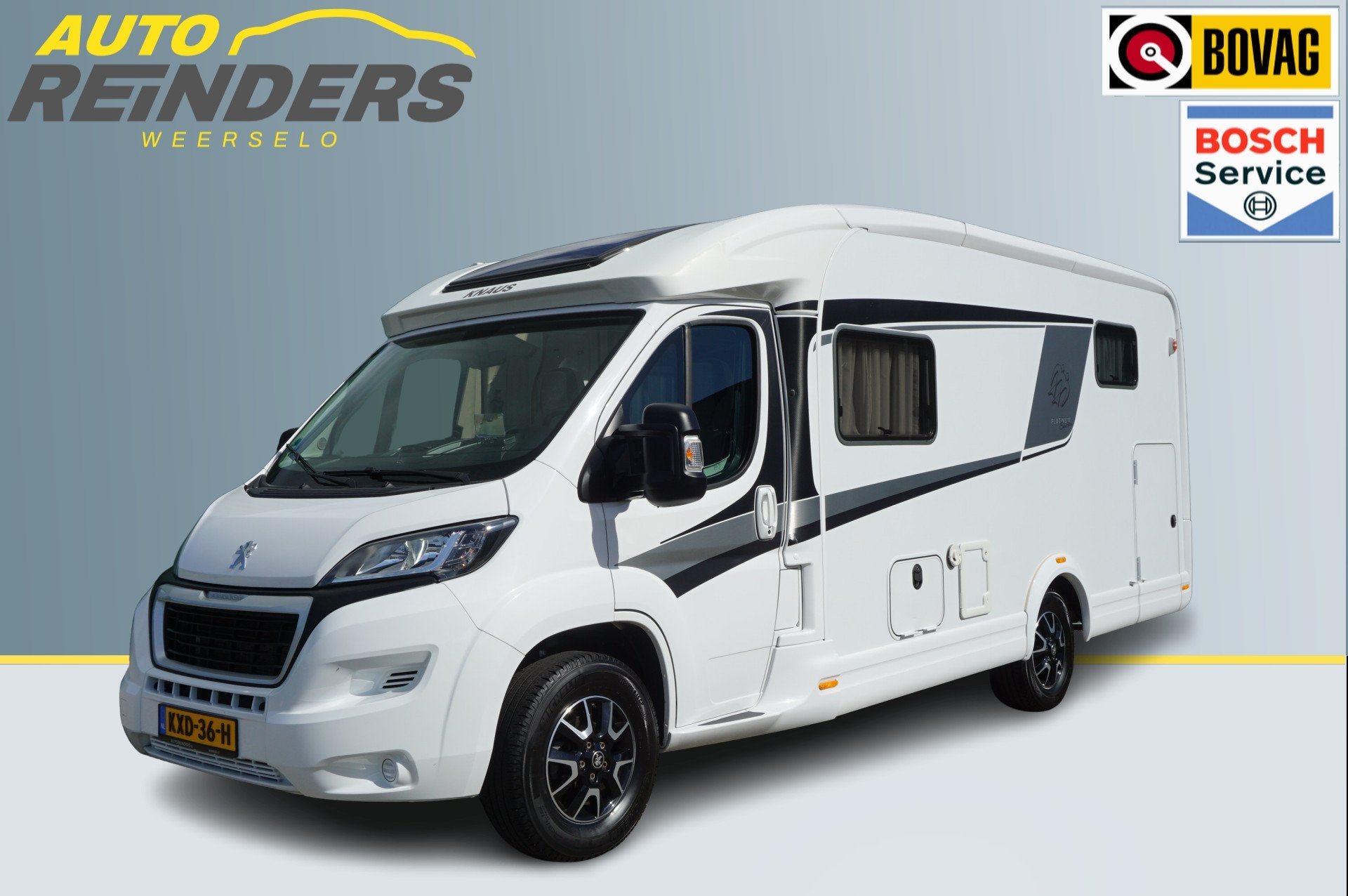 Knaus Van Ti 650 MEG 165pk Platinum + 2x enkele bedden/ 2x A, Boiler, 6 tot 7 meter, Bedrijf, 6 tot 7 meter