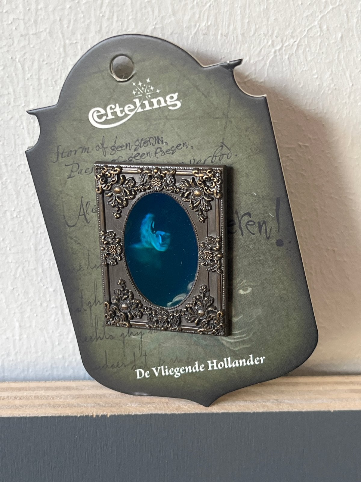 Efteling De Vliegende Hollander Pin Speldje, Efteling, Ophalen of Verzenden, Zo goed als nieuw, Button of Speldje