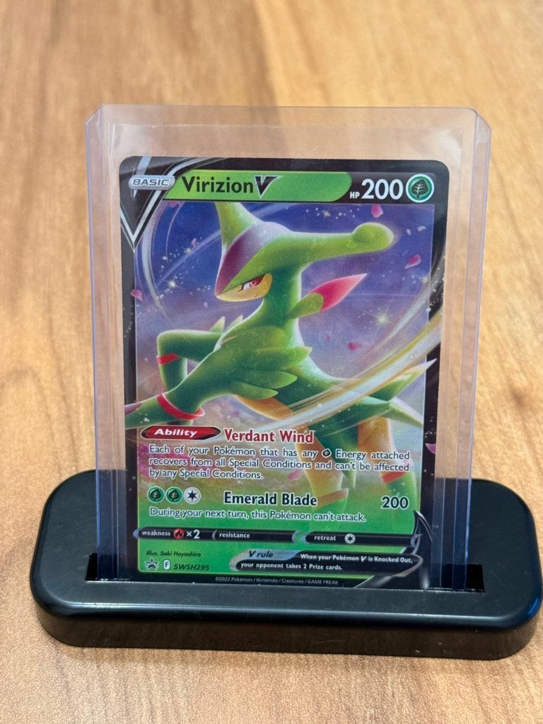 Virizion V #SWSH295 Pokemon Promo, Ophalen of Verzenden, Nieuw, Losse kaart