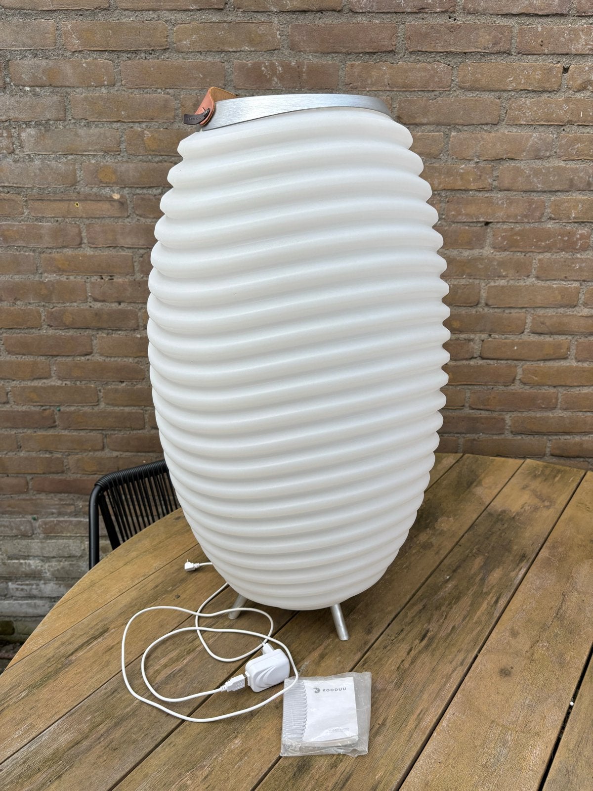 Kooduu Synergy 65 LED Lamp met Bluetooth Speaker, Ophalen, Wit, Overige merken, Kunststof