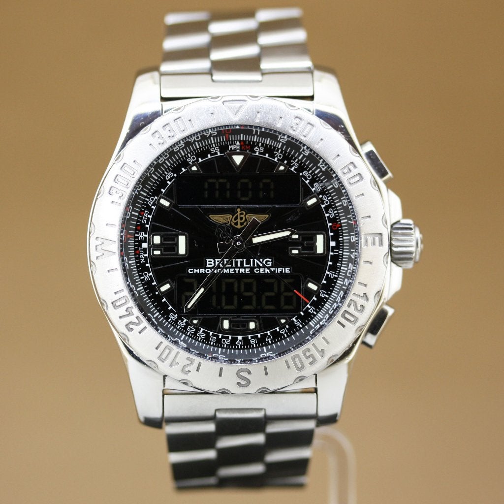 Breitling Airwolf A78363 Professional Full Set, Staal, Gebruikt, Staal, Breitling