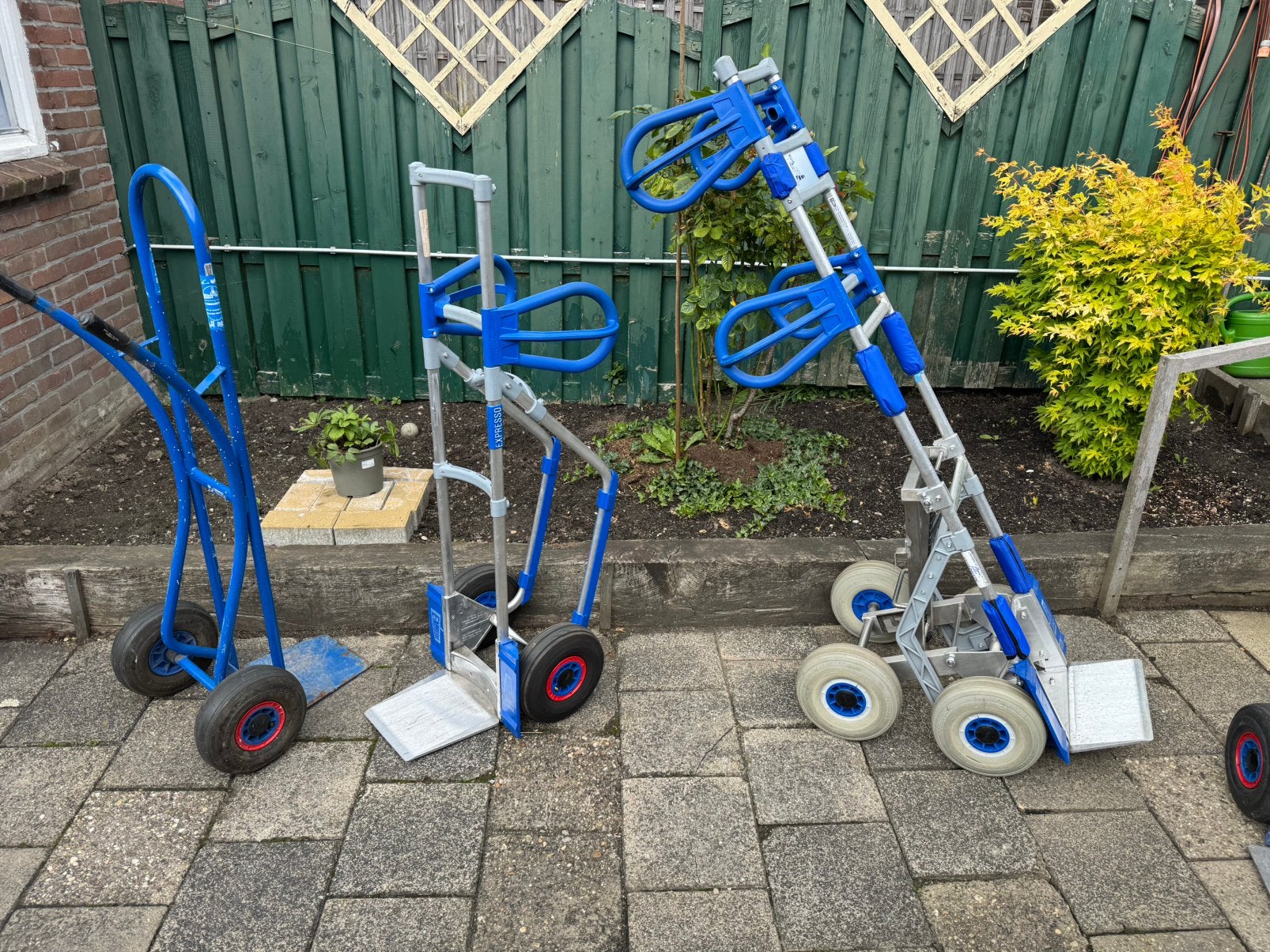 Steekwagen expresso steekkar meubelhondje transportwage., 100 liter of meer, Ophalen, Zo goed als nieuw, Transportkar