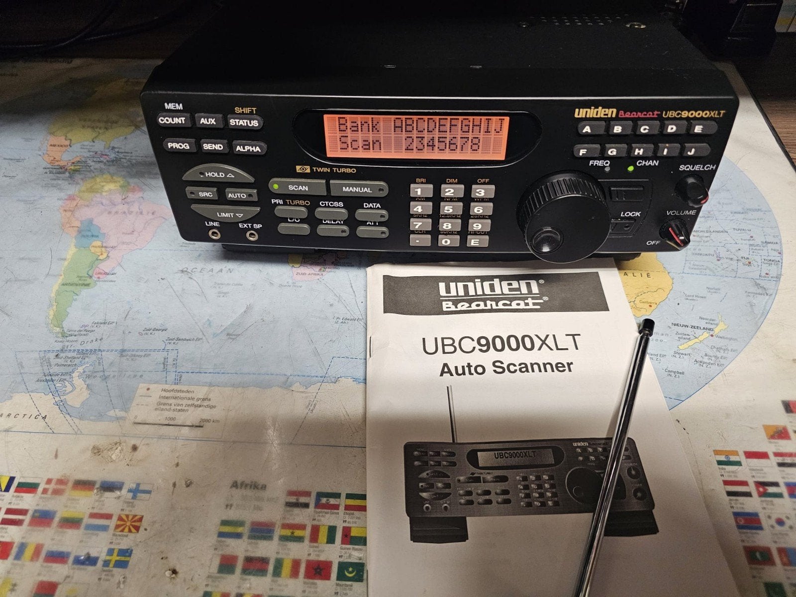 Uniden bearcat ubc 9000 xlt, Ophalen of Verzenden, Gebruikt, 200 tot 500 kanalen