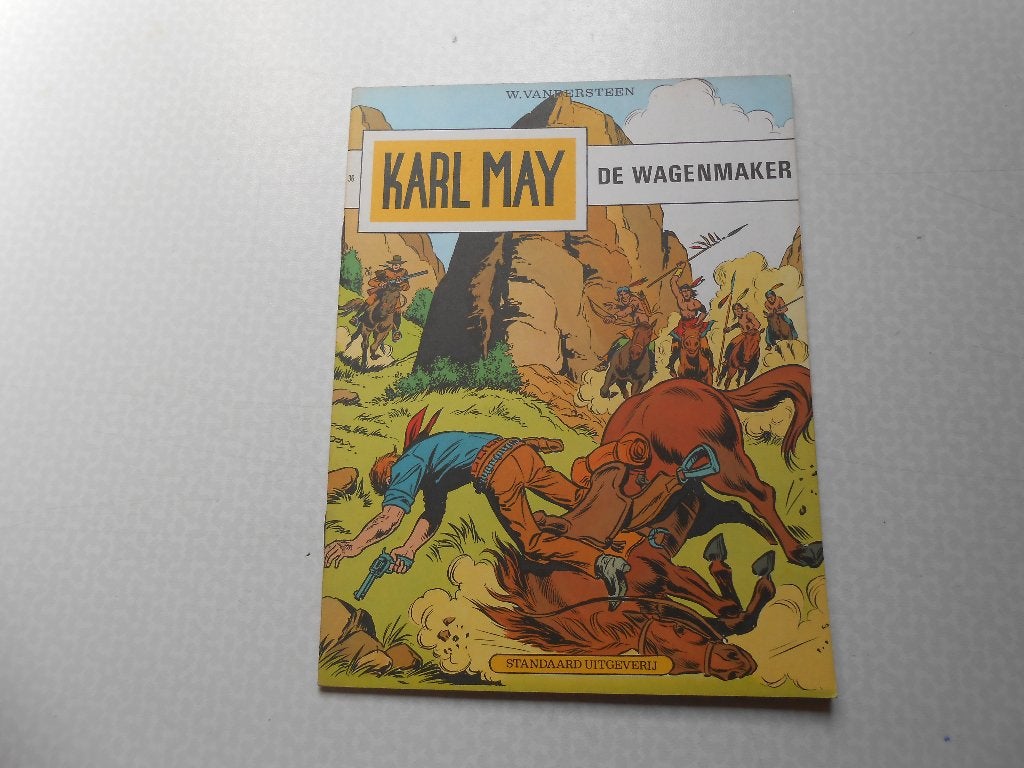 Karl may 36 De wagenmaker 1973 1 ste druk., Willy Vandersteen, Eén stripboek, Ophalen of Verzenden, Zo goed als nieuw