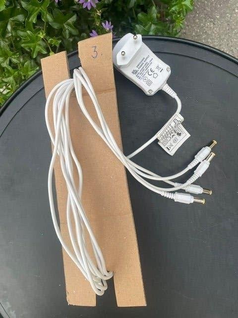Luville Lemax 4,5V adapter 4 aansluitingen, OPRUIMING !!, Ophalen of Verzenden, Zo goed als nieuw