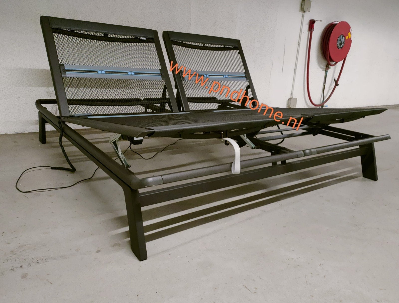 Auping Original 160x200 bed elektrische verstelbaar, Auping Original 160x200 bed elektrische verstelbaar, Verstelbaar, Zwart, Tweepersoons