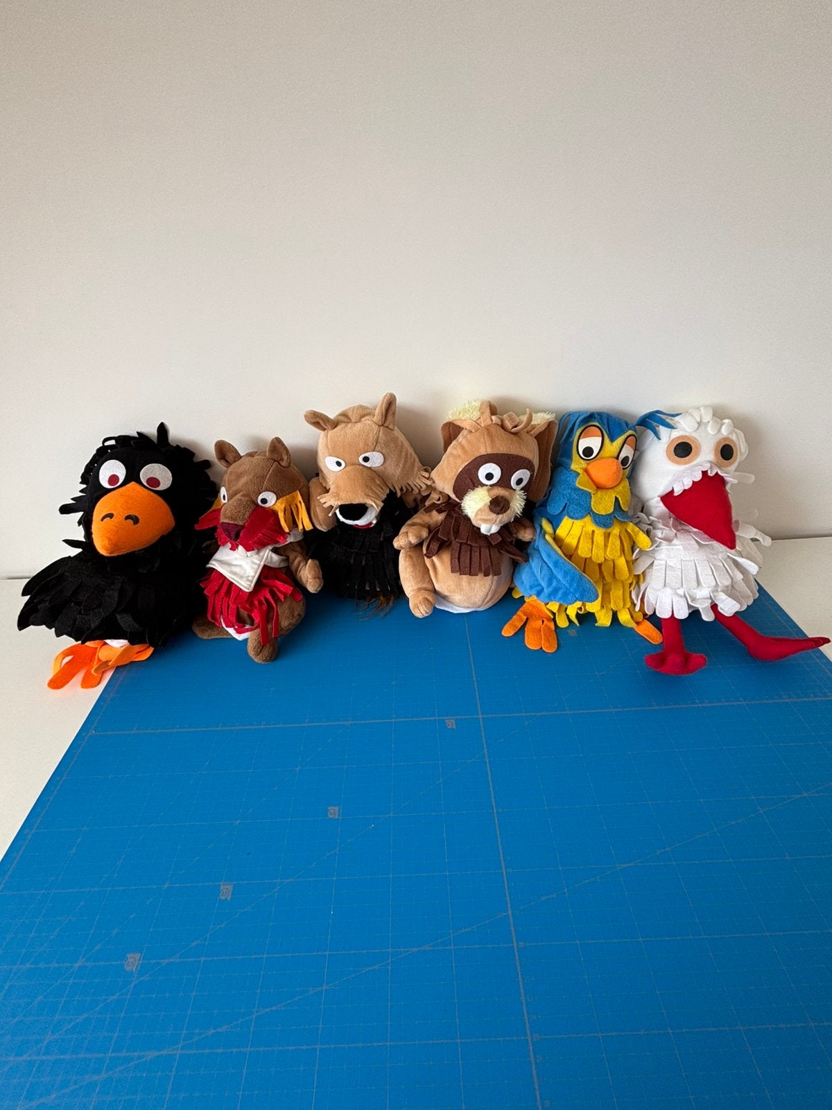 Fabeltjeskrant handpoppen set, Ophalen, Zo goed als nieuw, Overige typen