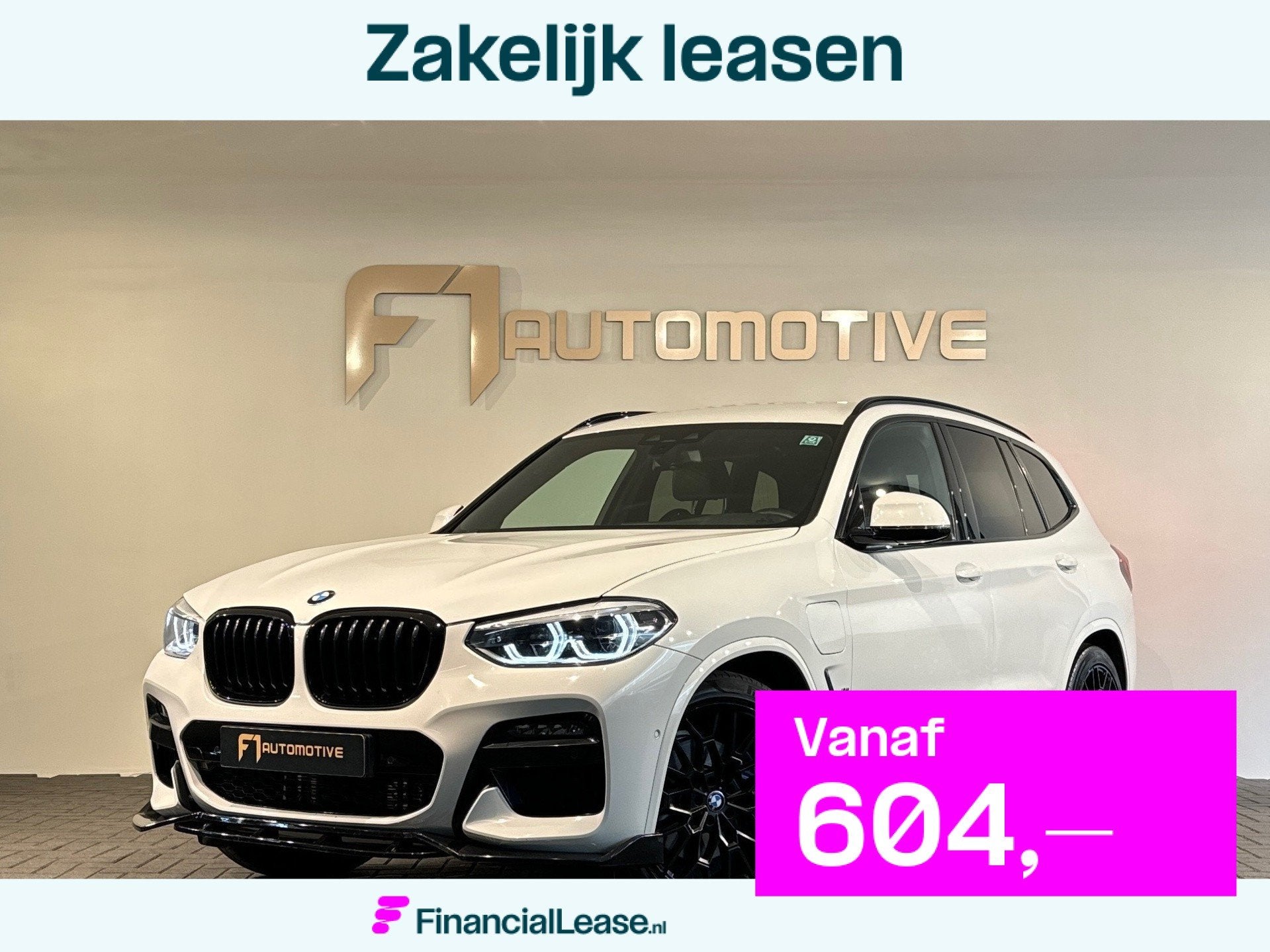 BMW X3 XDrive30e High Executive M Sport H/K|Crystal|Keyless, Gebruikt, 4 cilinders, 2000 kg, Wit