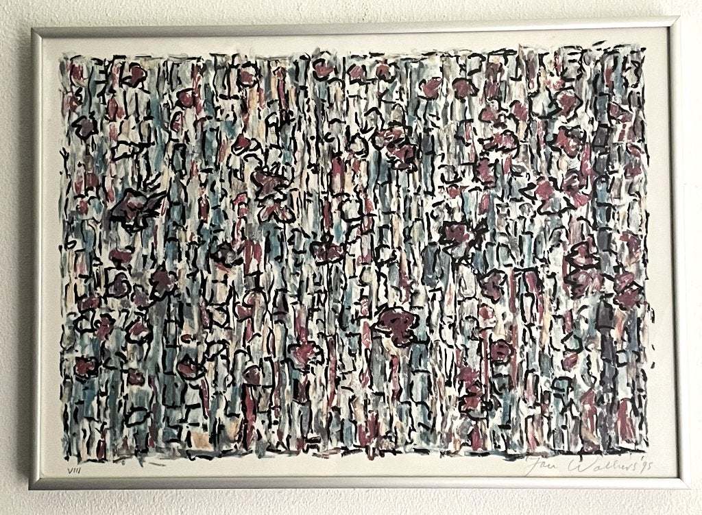 Jan Wolkers (1925-2007) - Winterbeelden VIII, Antiek en Kunst, Kunst | Litho's en Zeefdrukken, Abstract, Ingelijst, Zeefdruk, Verzenden