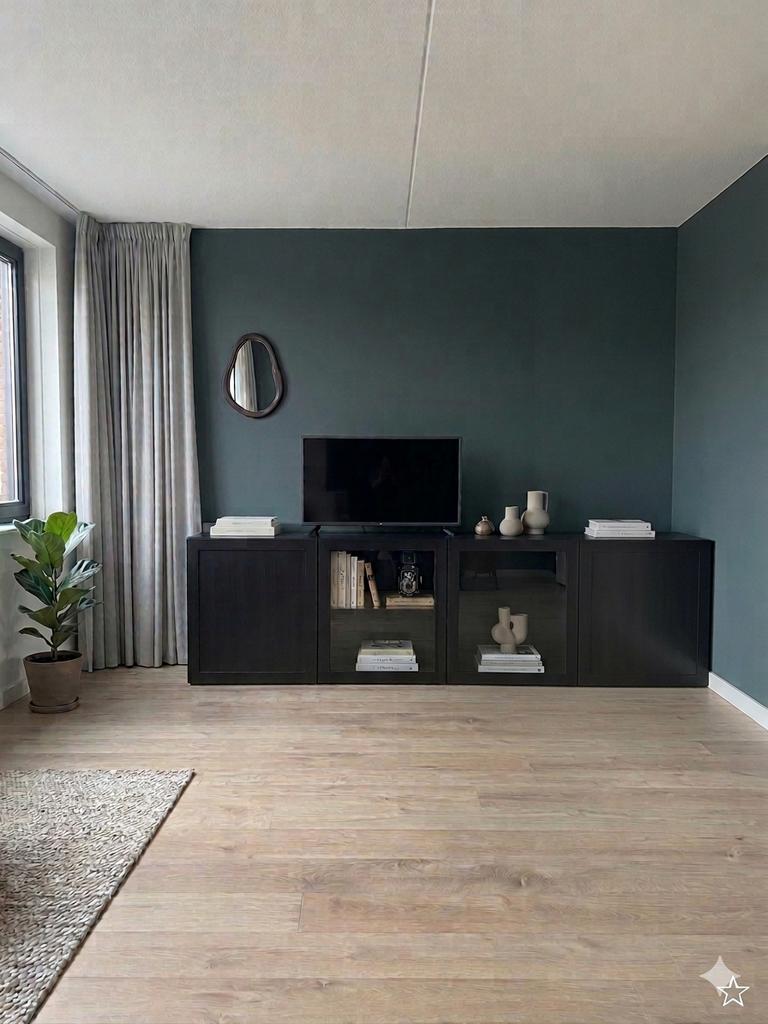 IKEA Brimnes Kasten met glazen deuren en push-systeem, Ophalen, Gebruikt, 100 tot 150 cm, Glas