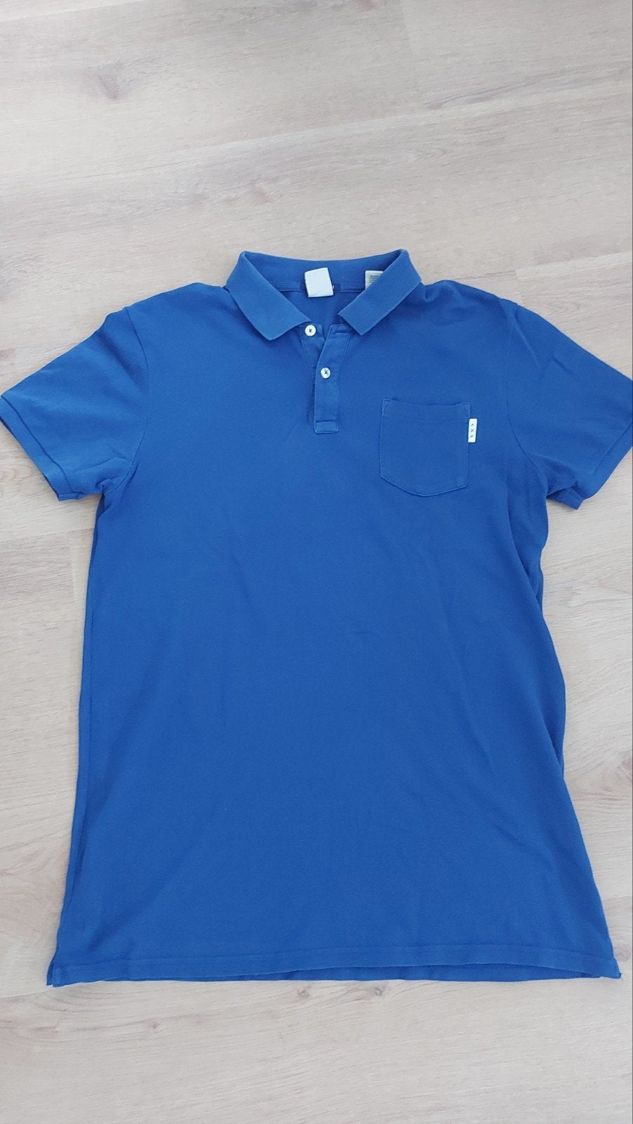 Scotch & Soda blauwe polo maat L, Maat 52/54 (L), Blauw, Ophalen of Verzenden, Gedragen