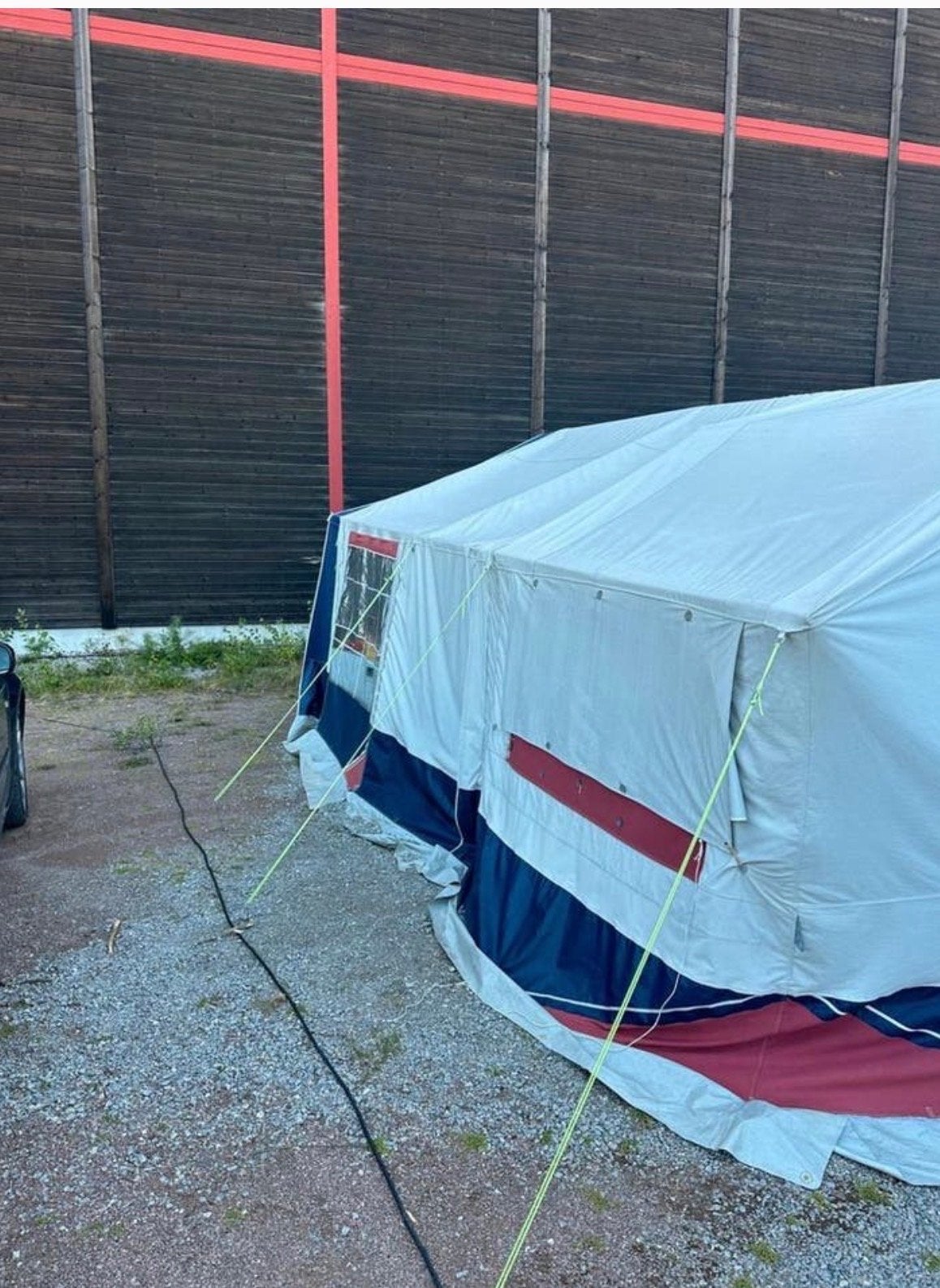 Jamet Arizona vouwwagen - Zeer compleet en vakantieklaar, Ophalen, Lichtgrijs, Aanwezig, Jamet