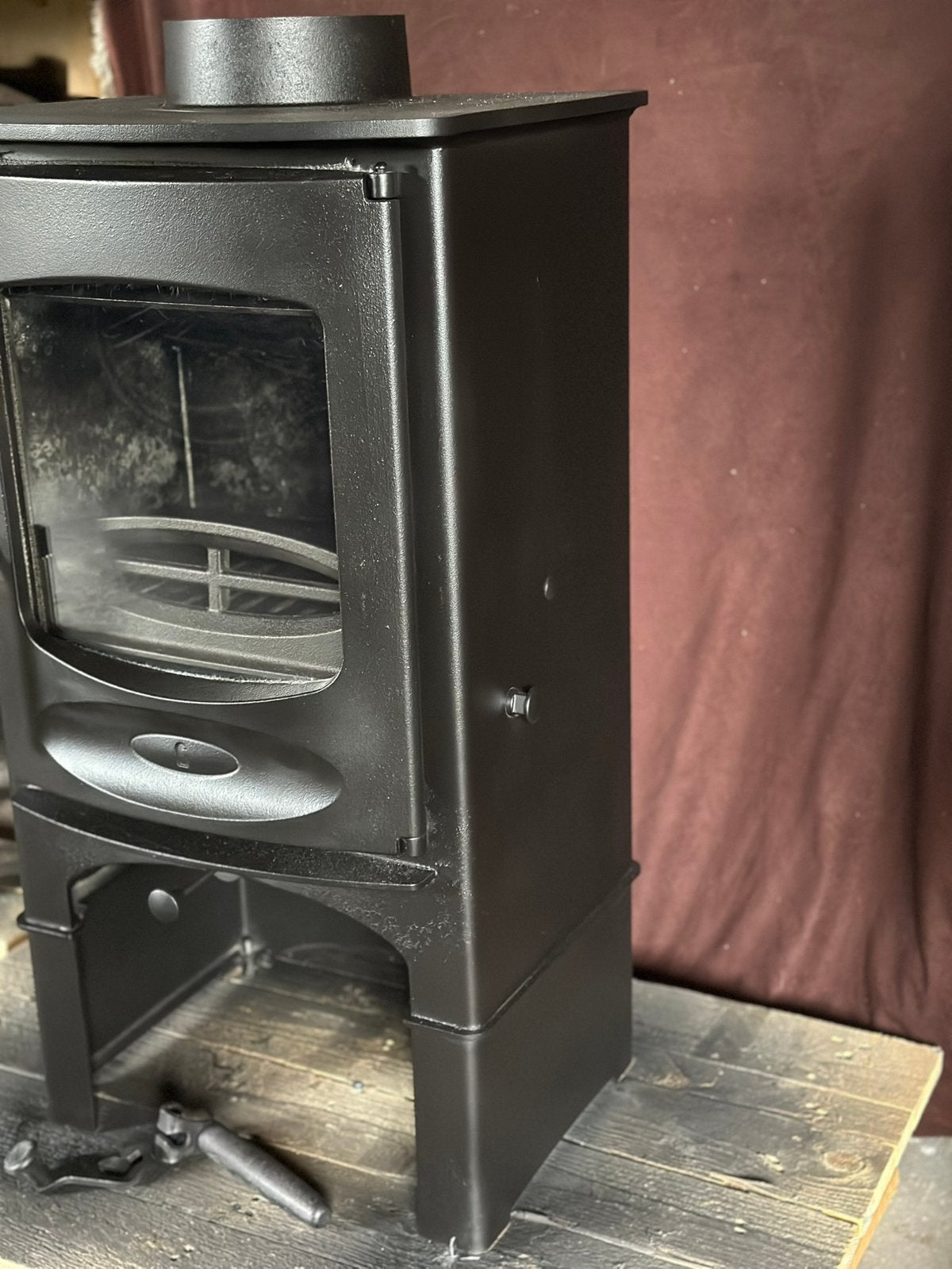 Houtkachels charnwood en Dovre, Huis en Inrichting, Ophalen, Gebruikt, Houtkachel, Vrijstaand