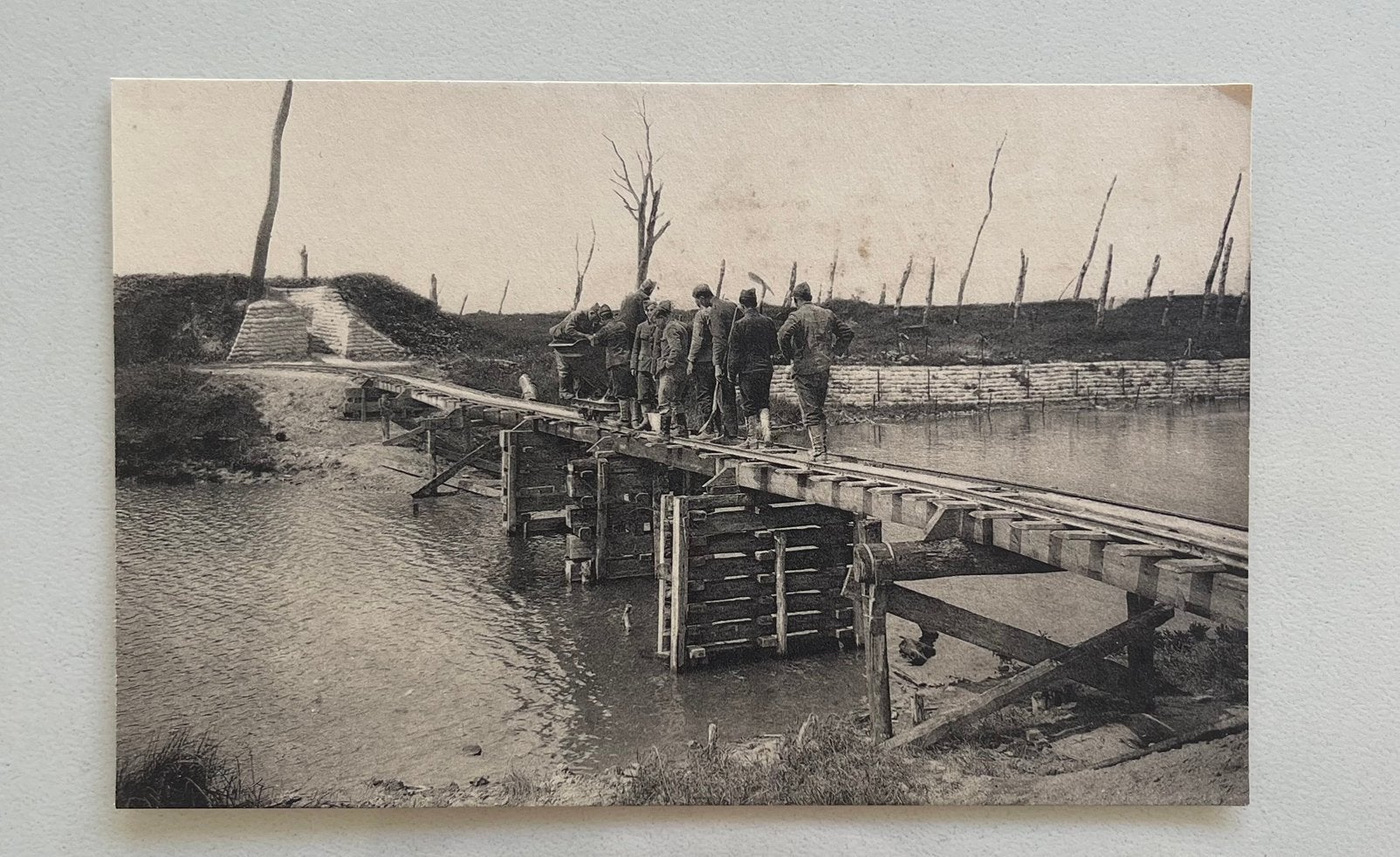 Originele WOI Postkaart Groote Pijlschans te Nieuwpoort, Ophalen of Verzenden