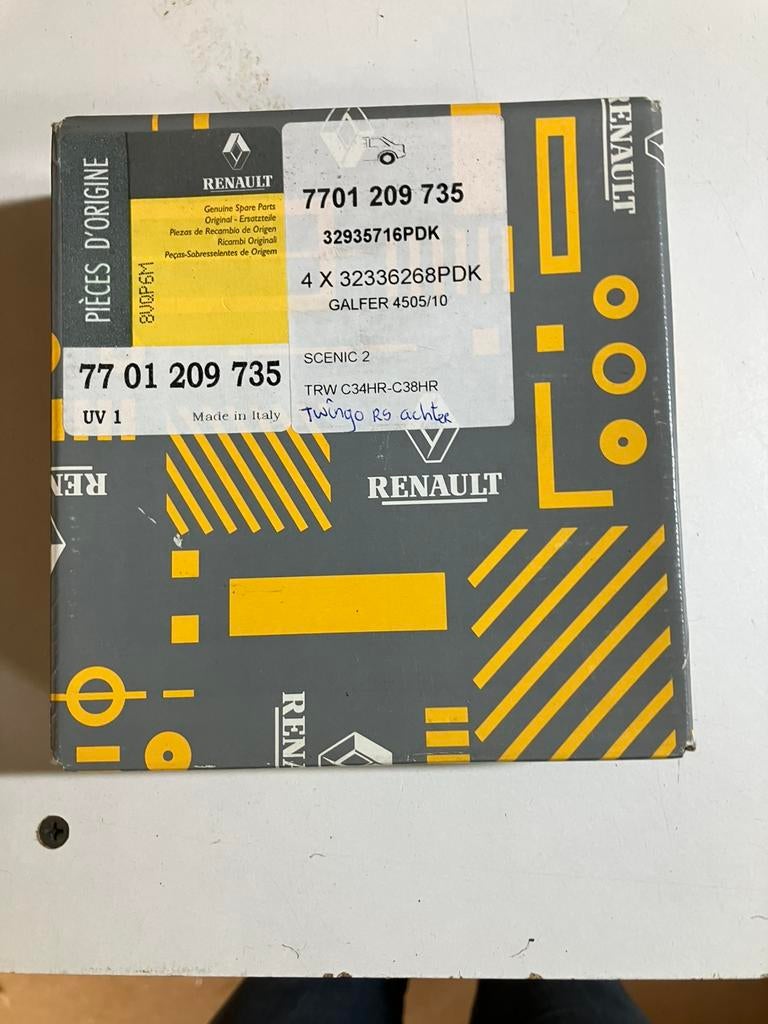 Remblokken Renault origineel, div. sets, Ophalen, Nieuw, Renault