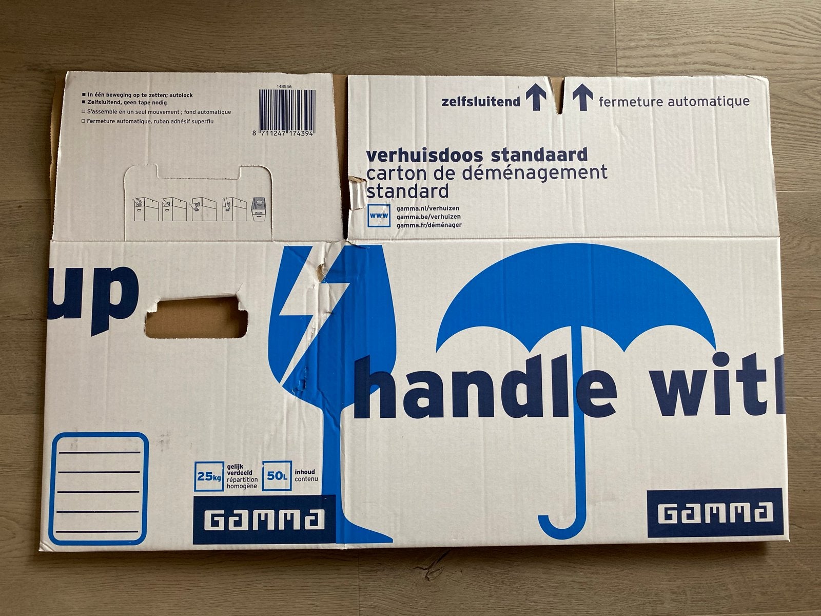 Verhuisdozen 20 stuks, Ophalen, Doos, 50 tot 75 cm, Minder dan 40 cm