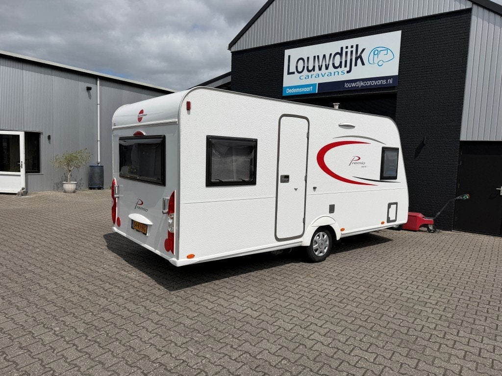 BURSTNER Premio 450 TS ’12 (Mover, Fransbed), Rondzit, Vast bed, Bedrijf, 750 - 1000 kg