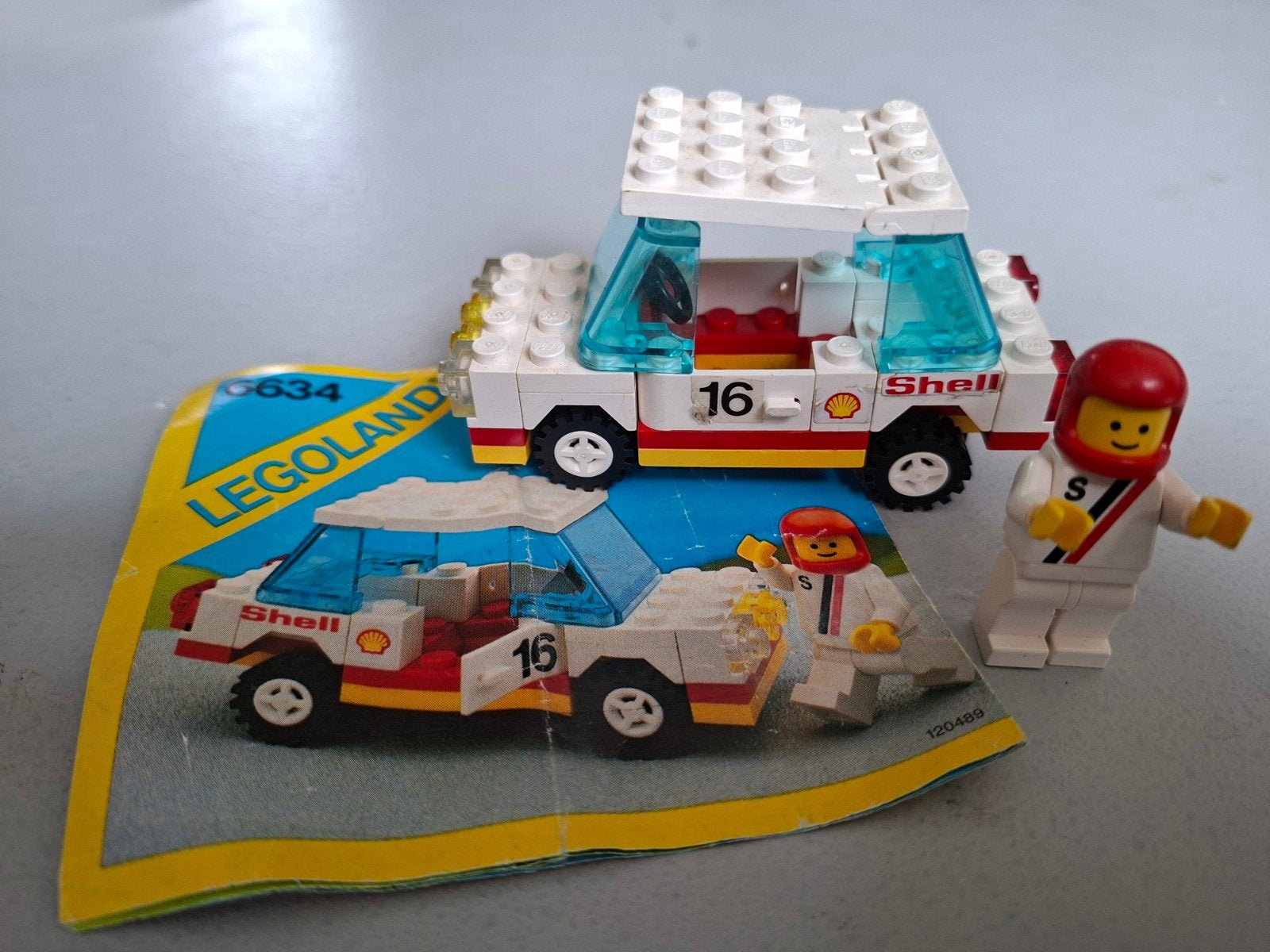 Lego 6634 Race Car met coureur, Compleet, Gebruikt, Lego, Ophalen of Verzenden