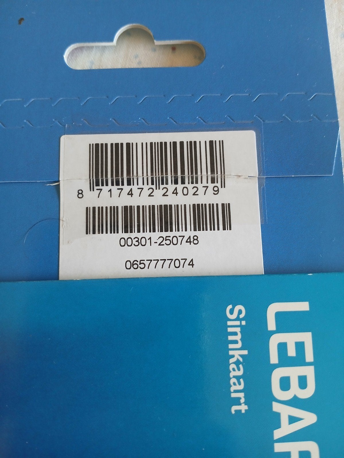 0657777074 MOOI NUMMER LEBARA PREPAID SIMKAART NUMMER, Ophalen of Verzenden, Nieuw, KPN, Simkaart