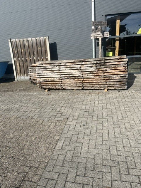 EIKEN VERS ONBEKANT, Tuin en Terras, Ophalen, Gebruikt, 250 cm of meer, Balken