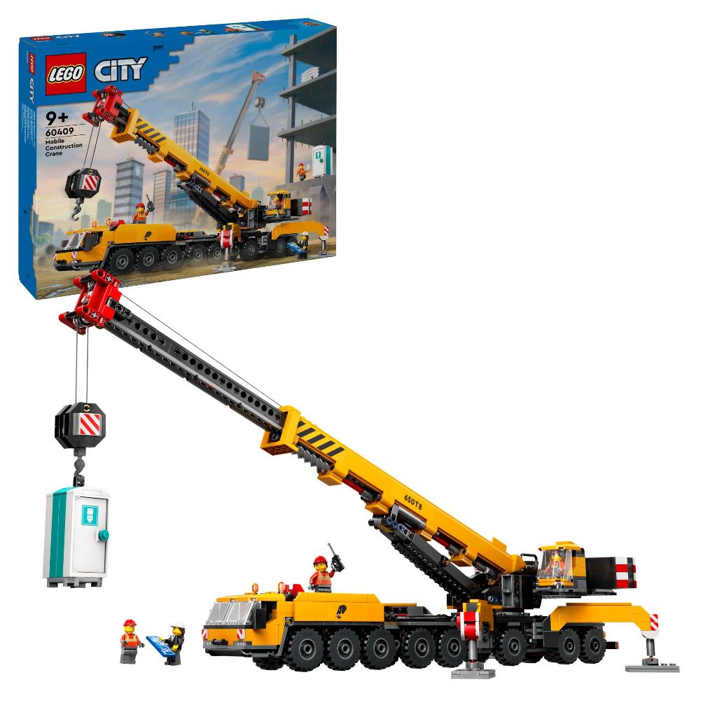 LEGO City 60409 Gele Mobiele BouwKraan 1116 delig, Kinderen en Baby's, Speelgoed | Duplo en Lego, Nieuw, Lego, Complete set, Ophalen of Verzenden