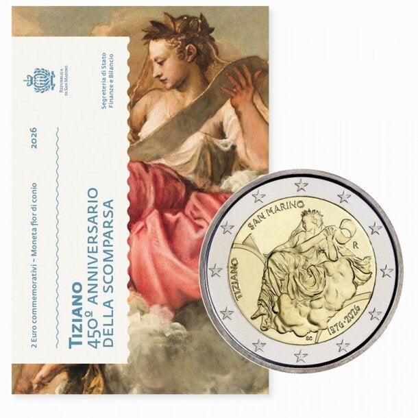 2 euro herdenkingsmunten San Marino, Ophalen of Verzenden, San Marino, 2 euro, Losse munt