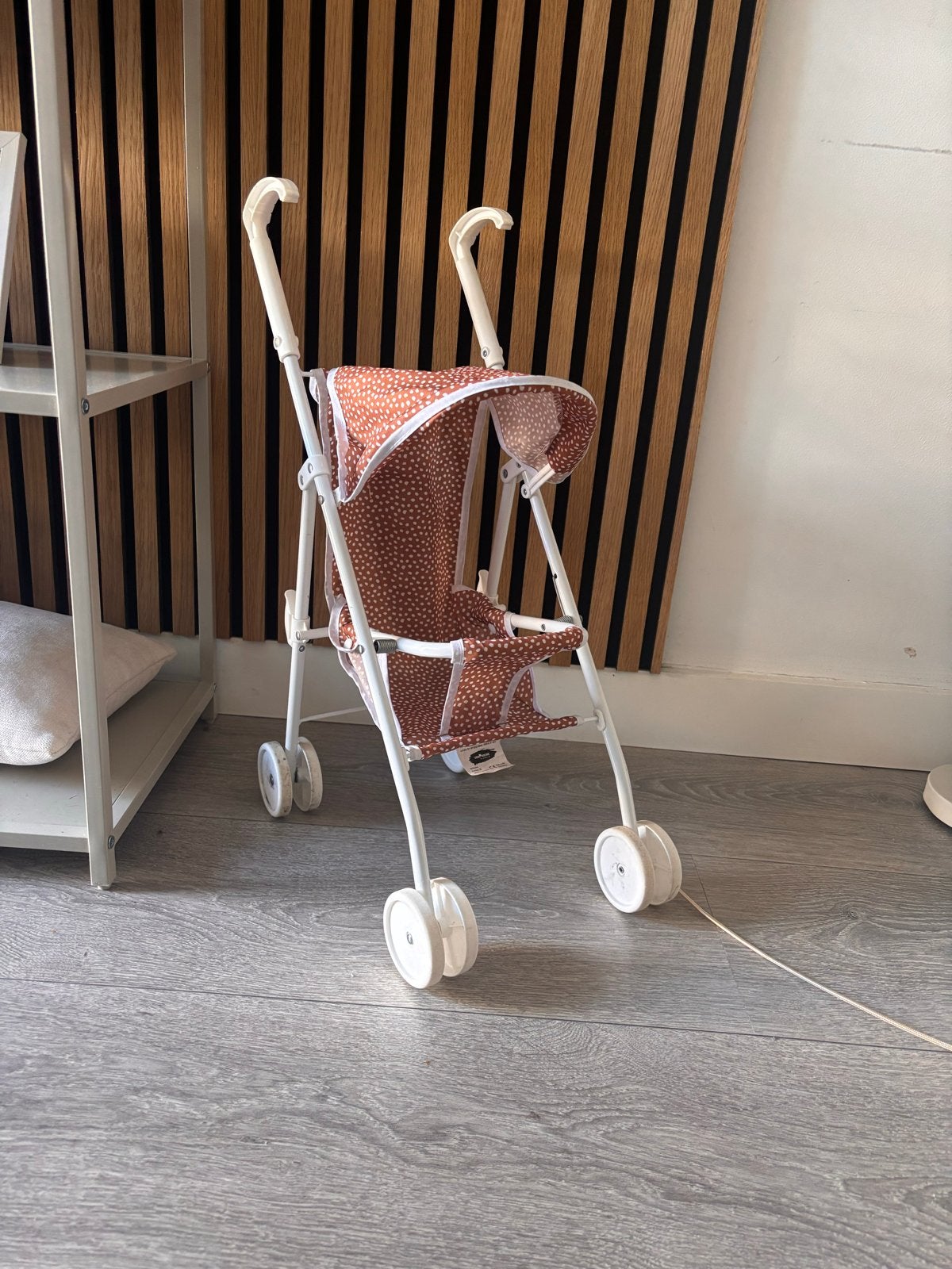 Poppenbuggy bruin wit, Ophalen, Gebruikt, Overige typen