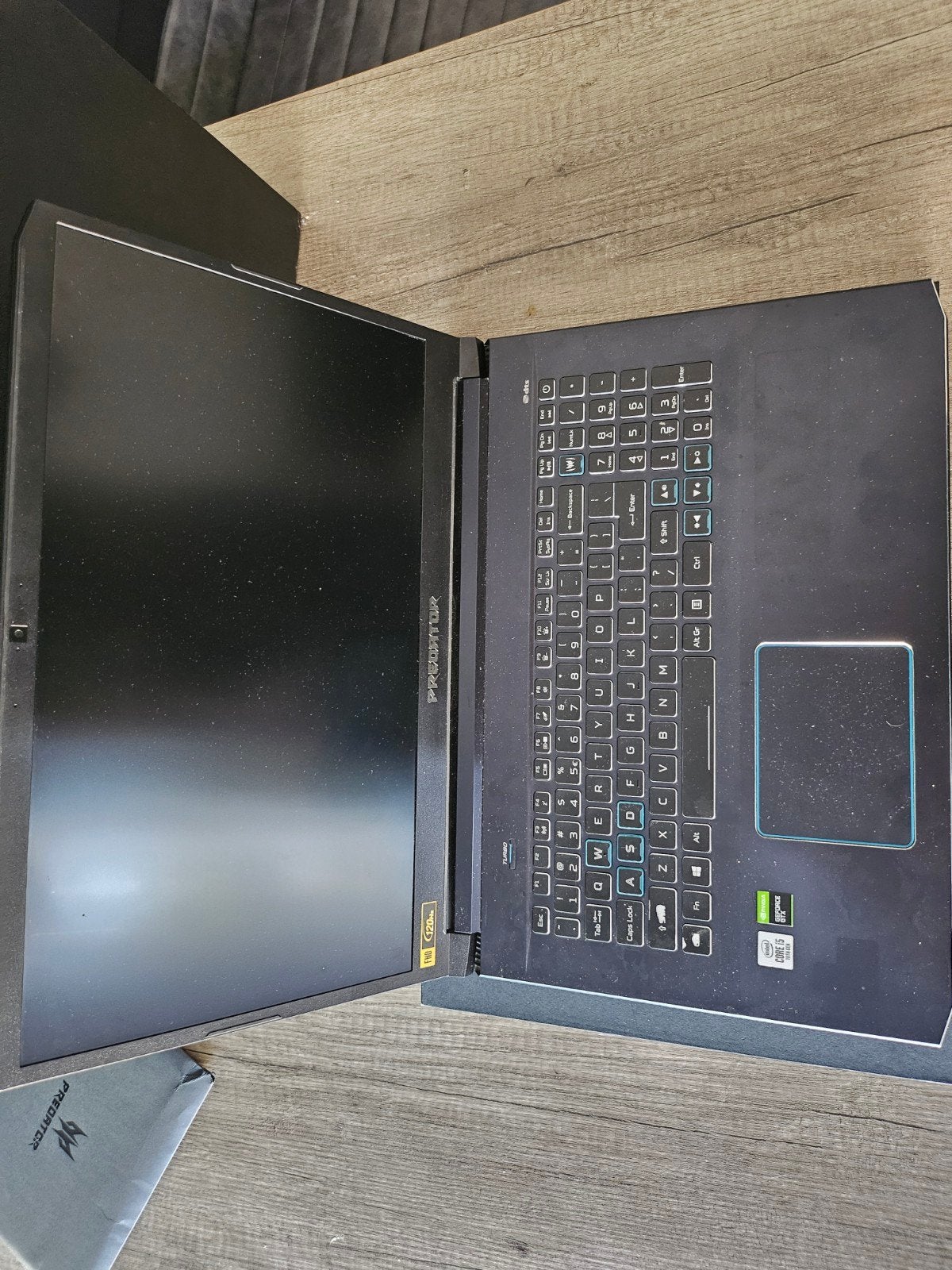 Game Laptop ACER PREDATOR GTX 1650TI, Computers en Software, Windows Laptops, Ophalen, 17 inch of meer, 2 tot 3 Ghz, SSD