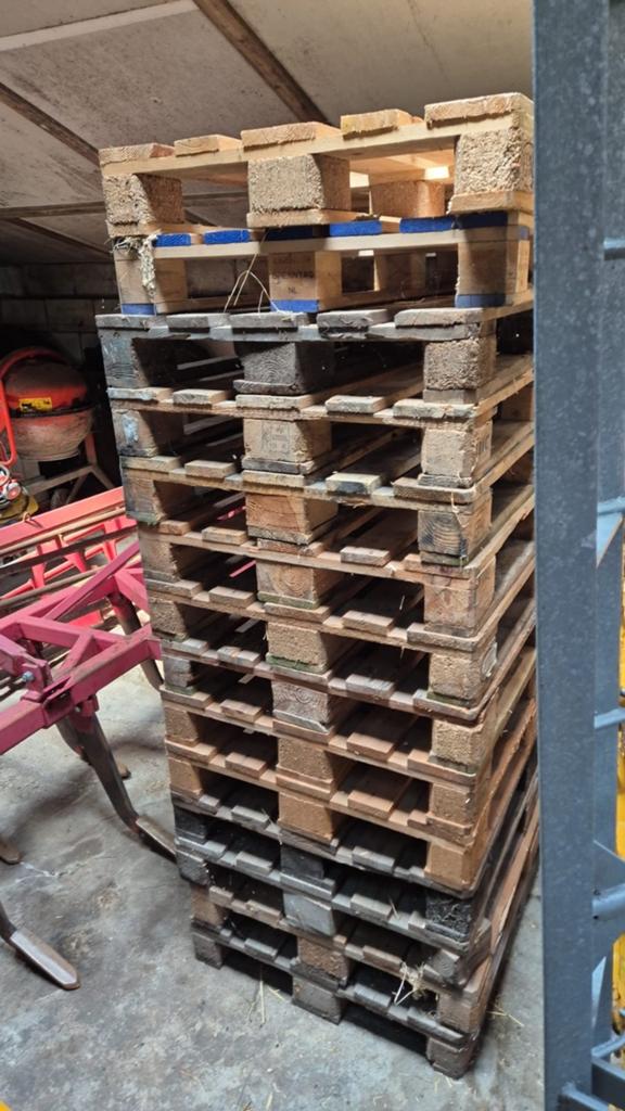 Te koop aangeboden: europallets, Ophalen, Zo goed als nieuw