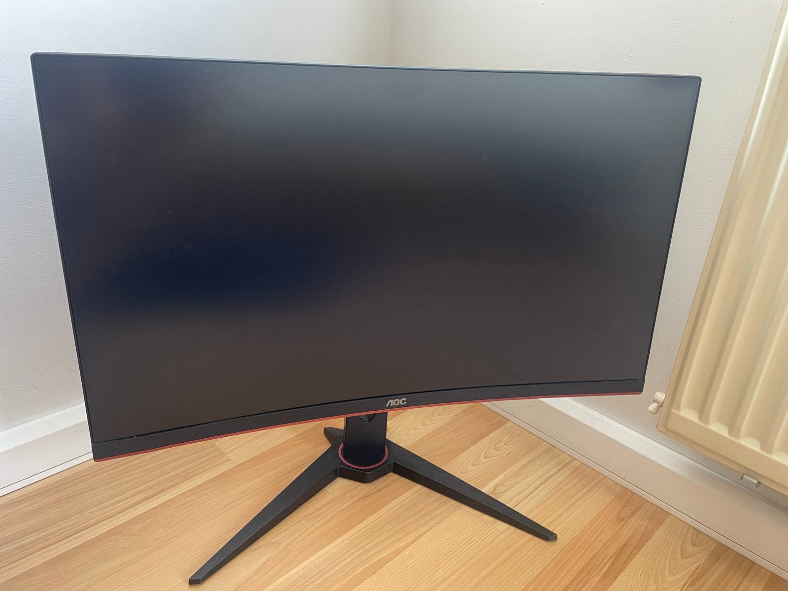 AOC C27G1 Curved Gaming Monitor - 27” - 1080P, 101 t/m 150 Hz, In hoogte verstelbaar, VA, Zo goed als nieuw