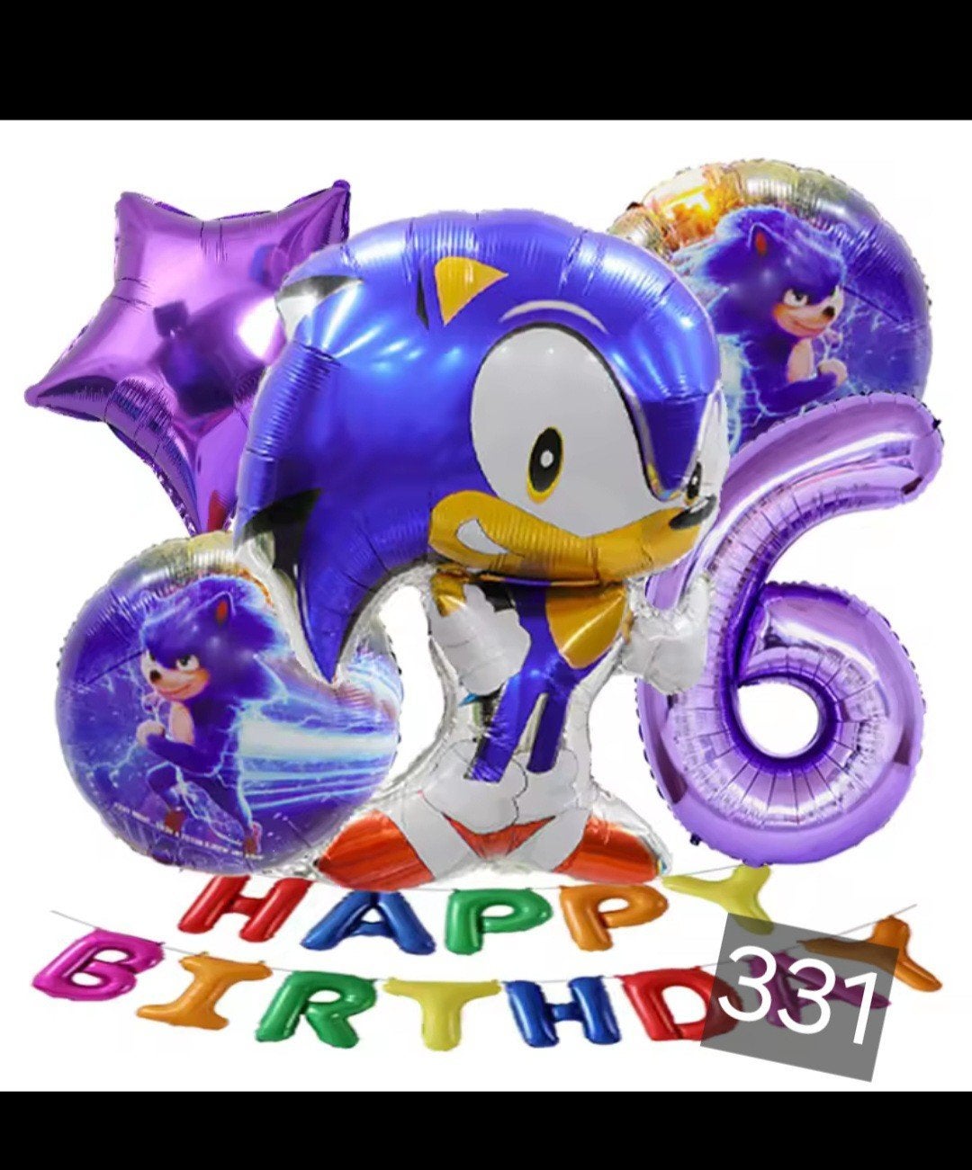 Sonic, Ophalen, Nieuw, Versiering, Verjaardag