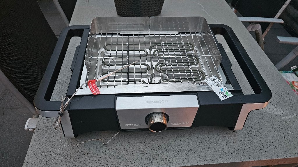 Severin Elektrische BBQ/Grill! Senoa Boost! NIEUW!, Ophalen, Gebruikt