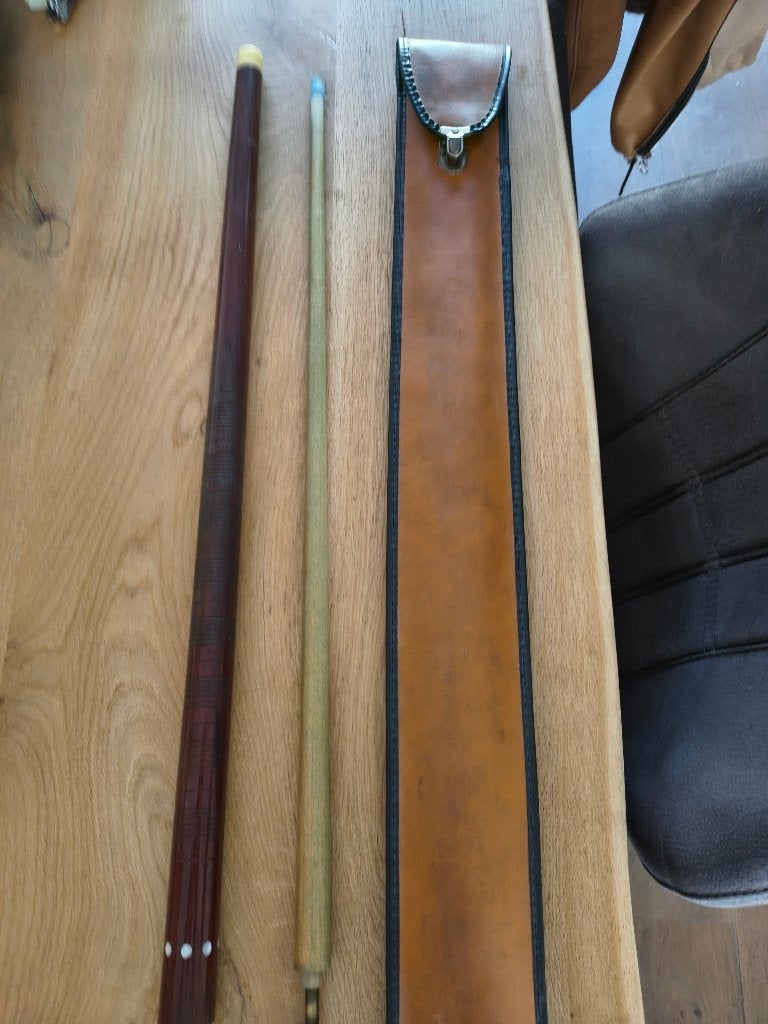 Biljartkeu , in goede staat, recht, Ophalen of Verzenden, Gebruikt, Keu of Ballen