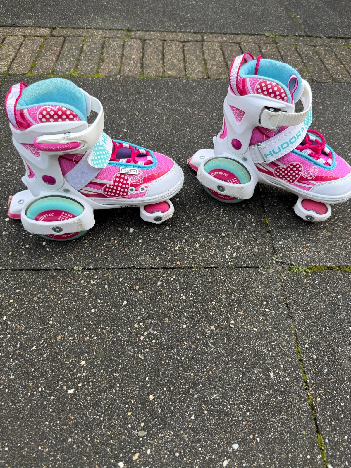 HUDORA My First Rolschaatsen - verstelbaar - Maat 30-33, Ophalen, Verstelbaar, Gebruikt, Kinderen