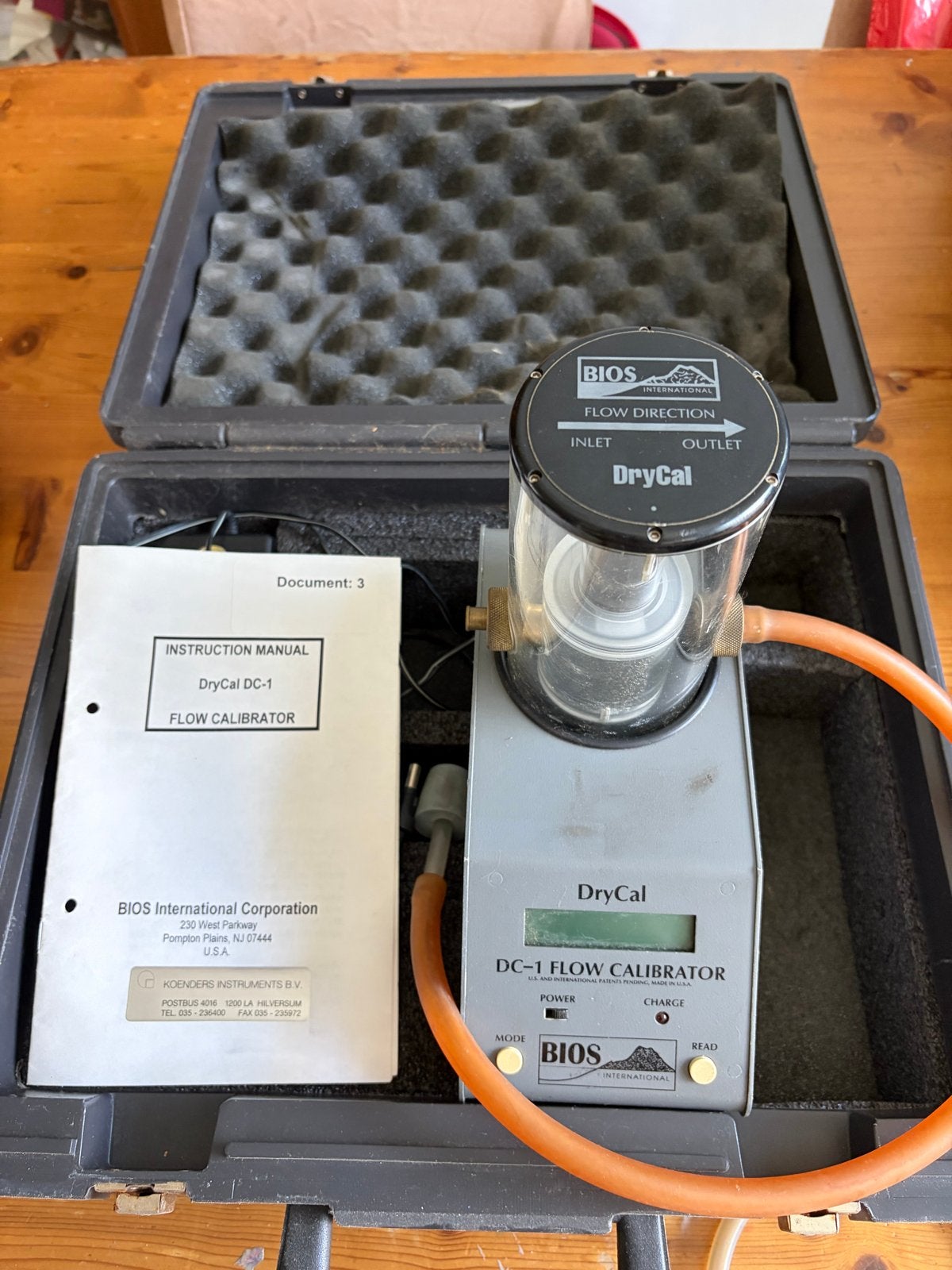 BIOS DryCal DC-1 Flow Calibrator - Nauwkeurige Flowmeter, Ophalen, Gebruikt