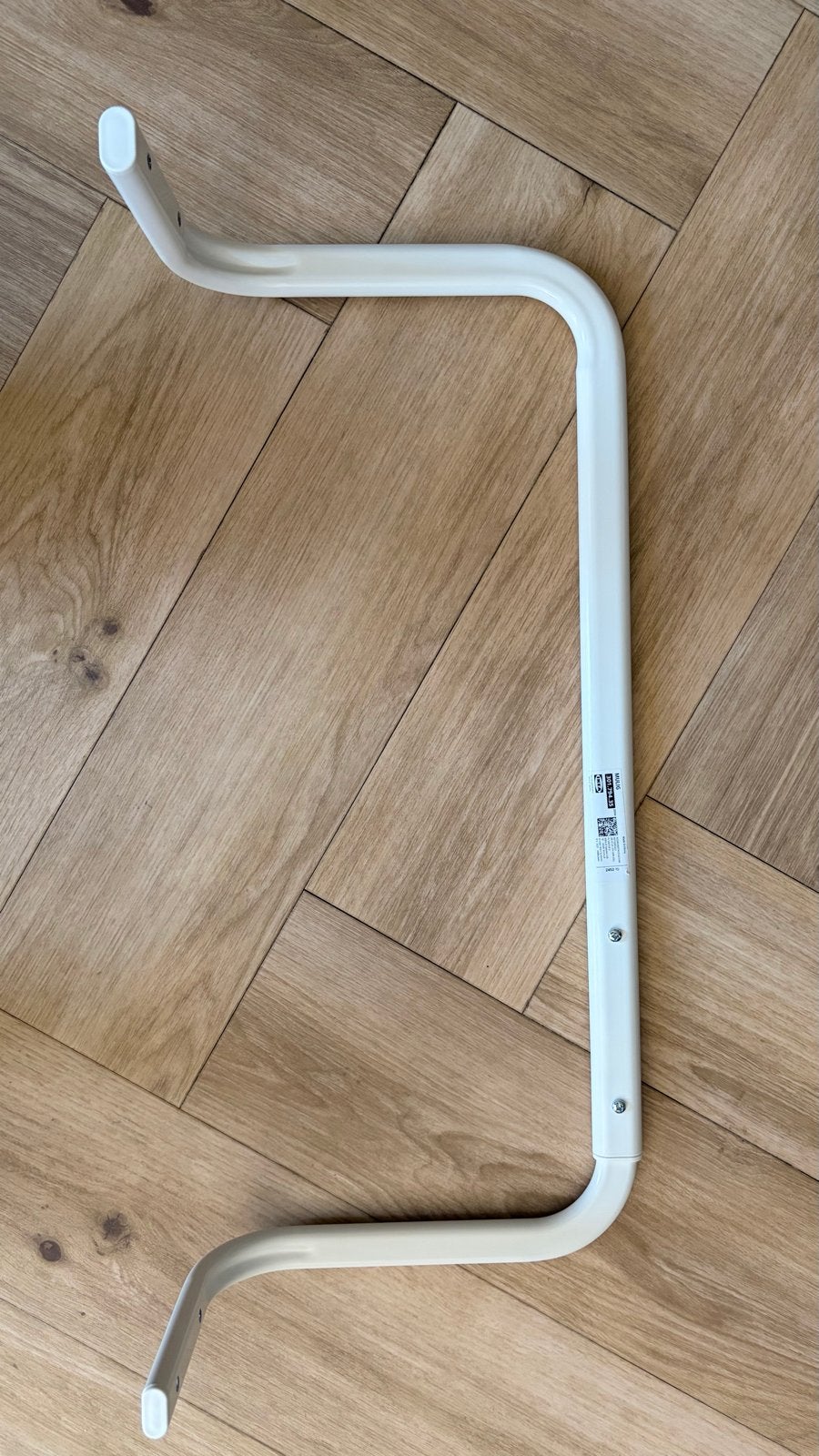 Uitschuifbare beugel ikea - ideaal voor maatwerk, Ophalen, Gebruikt, Wit, Metaal