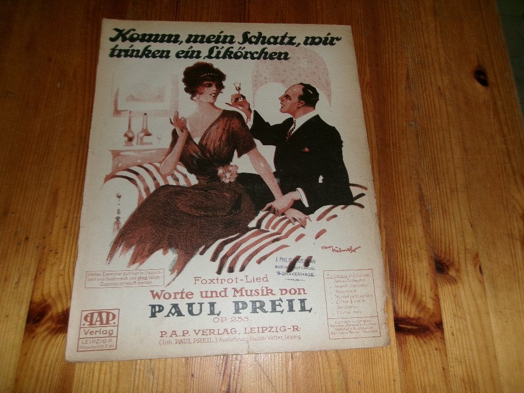 Komm mein schatz, wir trinken ein likorchen - paul preil, Zang, Gebruikt, Ophalen of Verzenden, Artiest of Componist