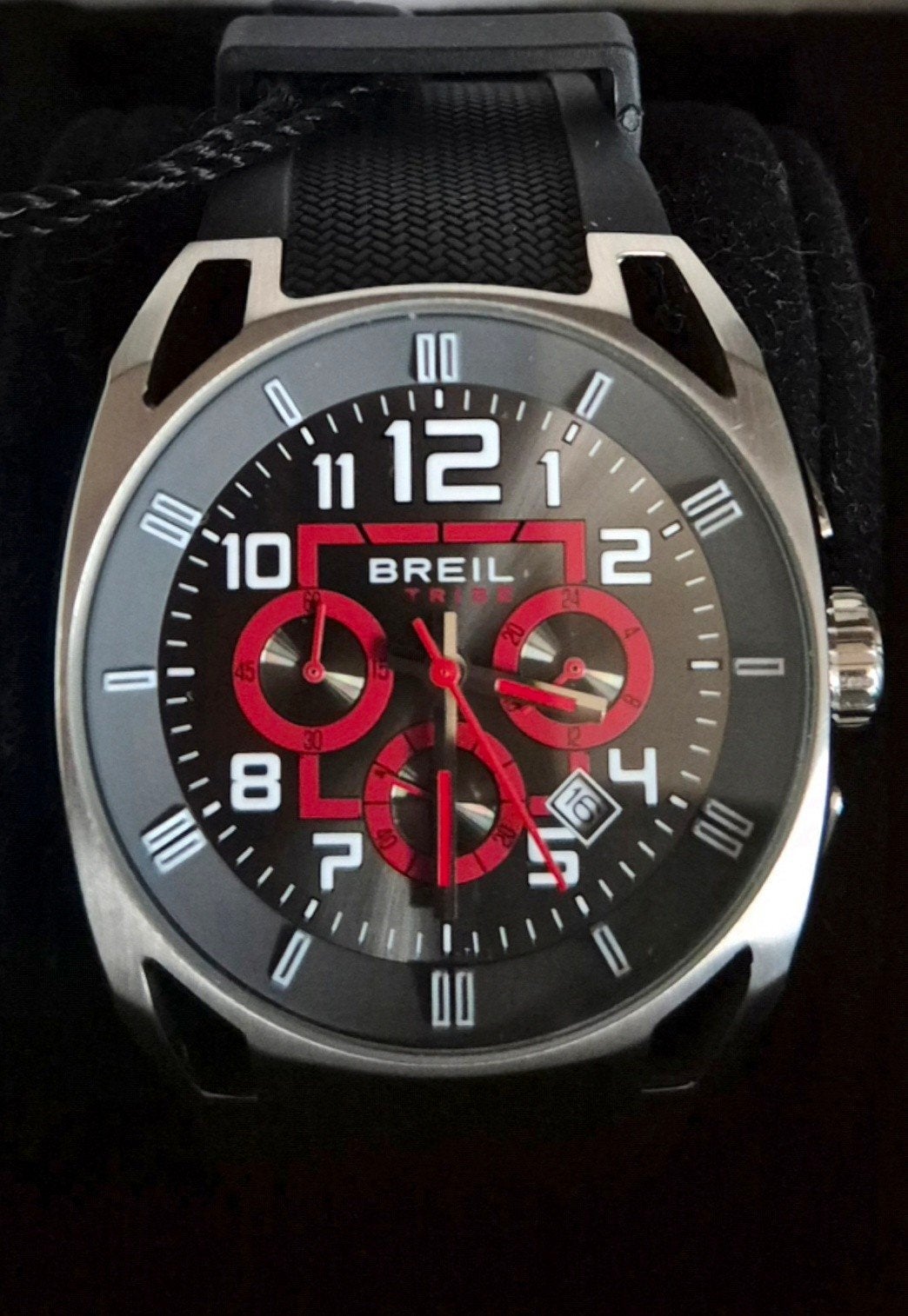 Horloge heren nieuw Breil sport TW0450 Originele verpakking, Staal, Polshorloge, Overige materialen, Nieuw